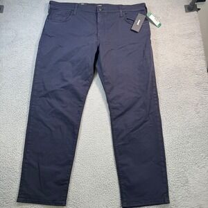Mavi Matt Relaxed Straight‎ Leg Pants Mens 44x32 Dark Navy Blue Stretch